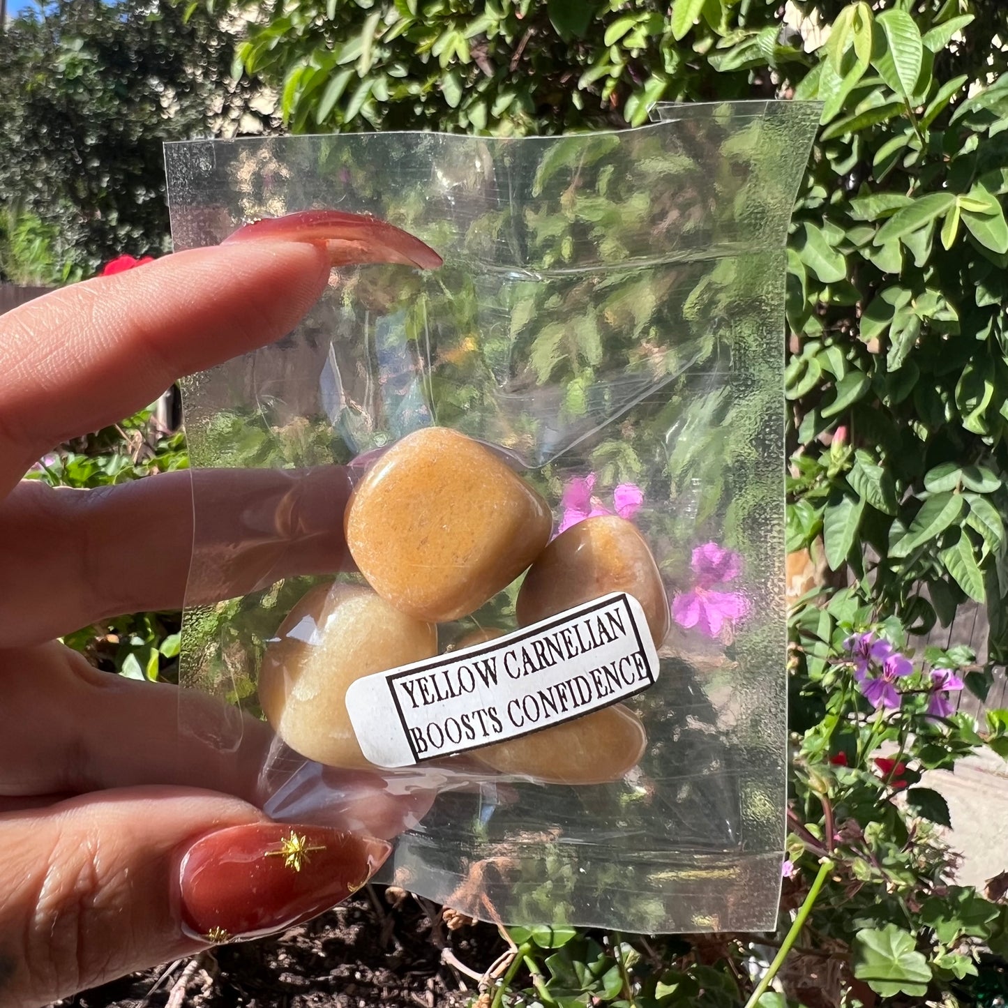 Yellow Carnelian - Courage & Confidence Crystal Pack