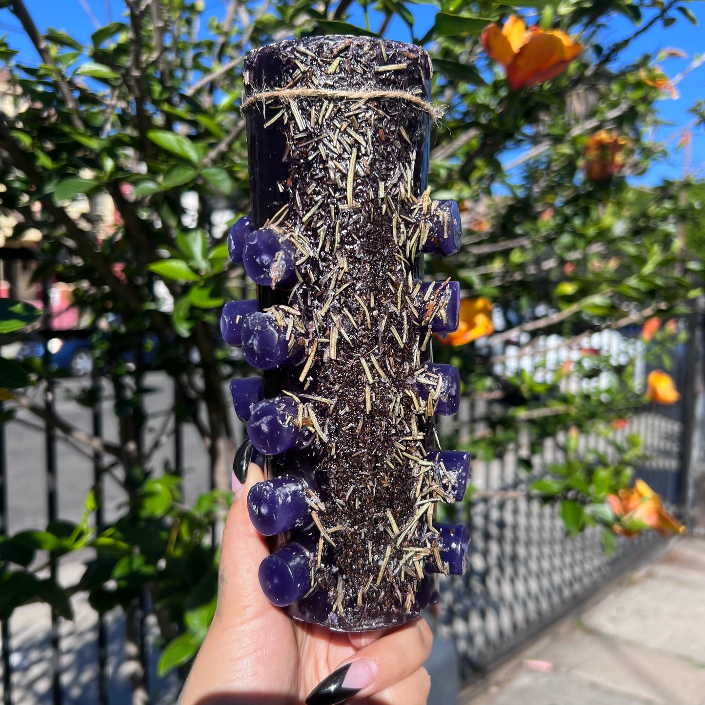 Shadowveil - Ritual Candle for Power & Mastery