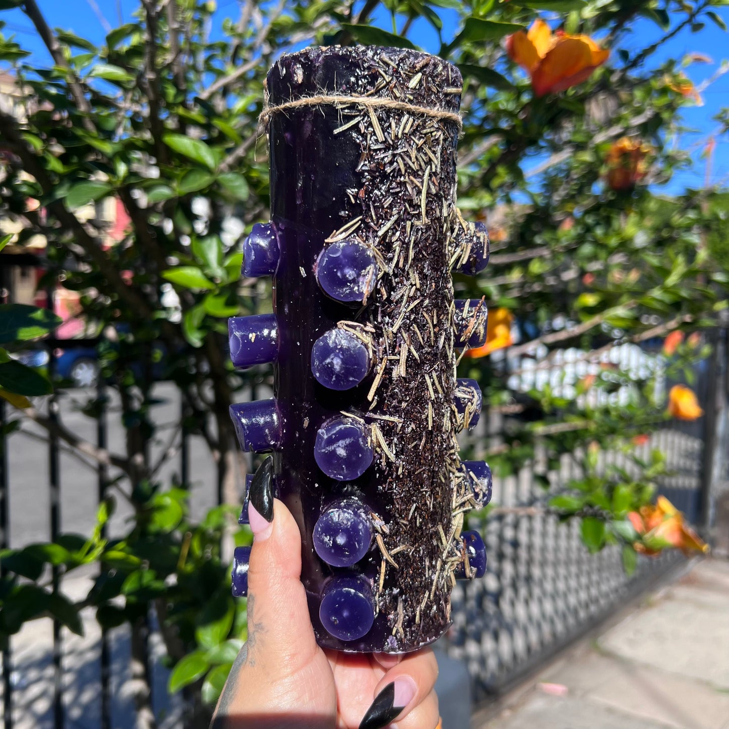 Shadowveil - Ritual Candle for Power & Mastery