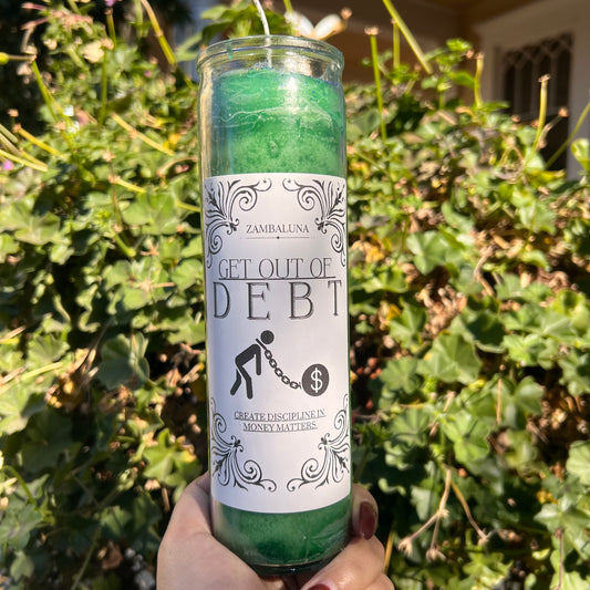 Get Out Of Debt Candle