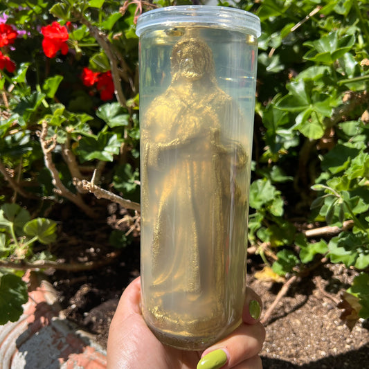 San Judas Gel Candle