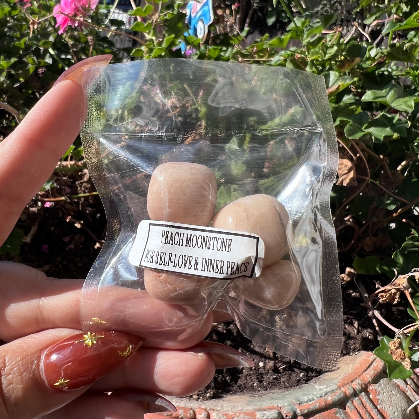 Peach Moonstone - Self Love & Inner Peace Crystal Pack