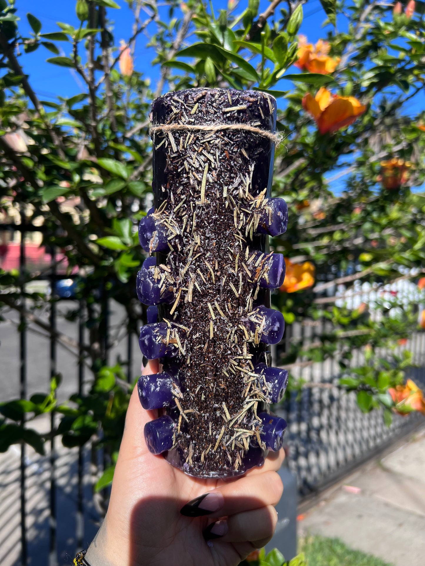 Shadowveil - Ritual Candle for Power & Mastery