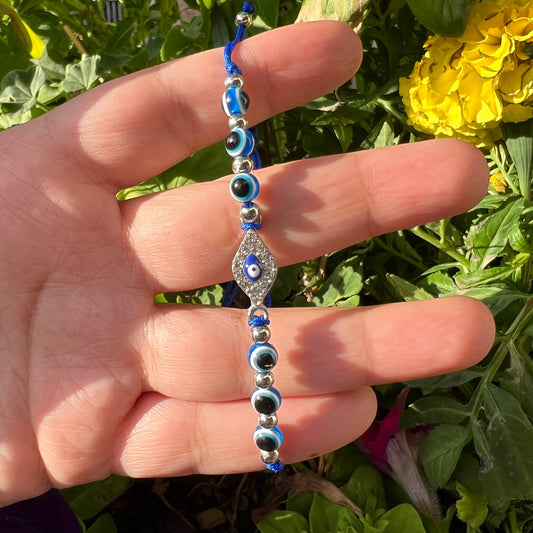 Blue Evil Eye Bracelet